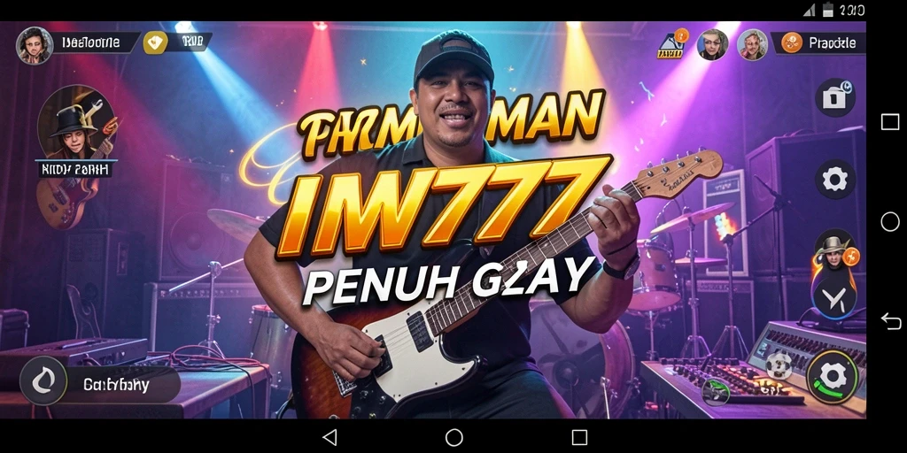 Tampilan gameplay IW777 menampilkan serunya bermain musik.
