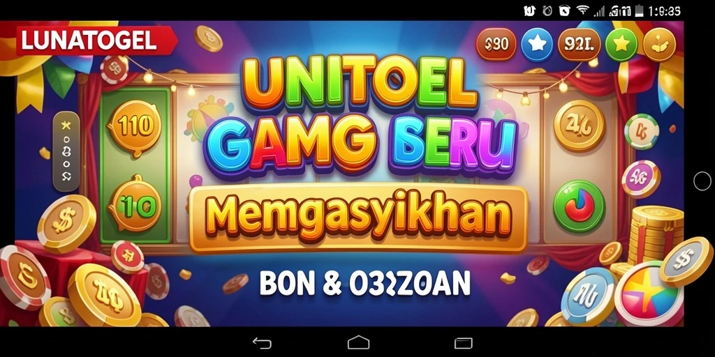 Tampilan gameplay LUNATOGEL dengan angka Bingo yang menarik.