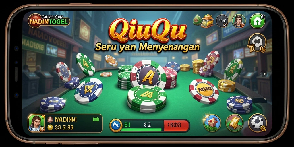 Tampilan gameplay QiuQiu yang menarik dan seru.