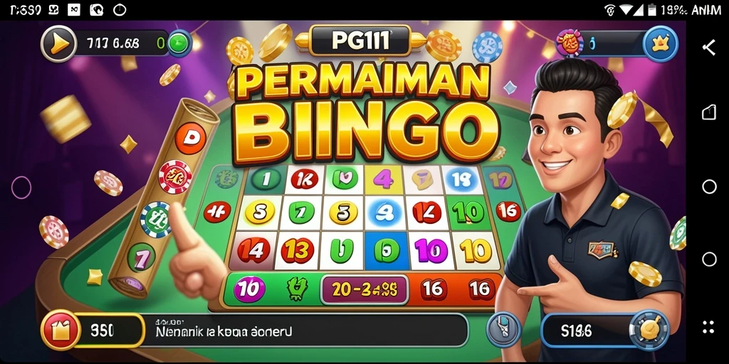 Tampilan menarik dari gameplay Bingo PG11 yang seru.