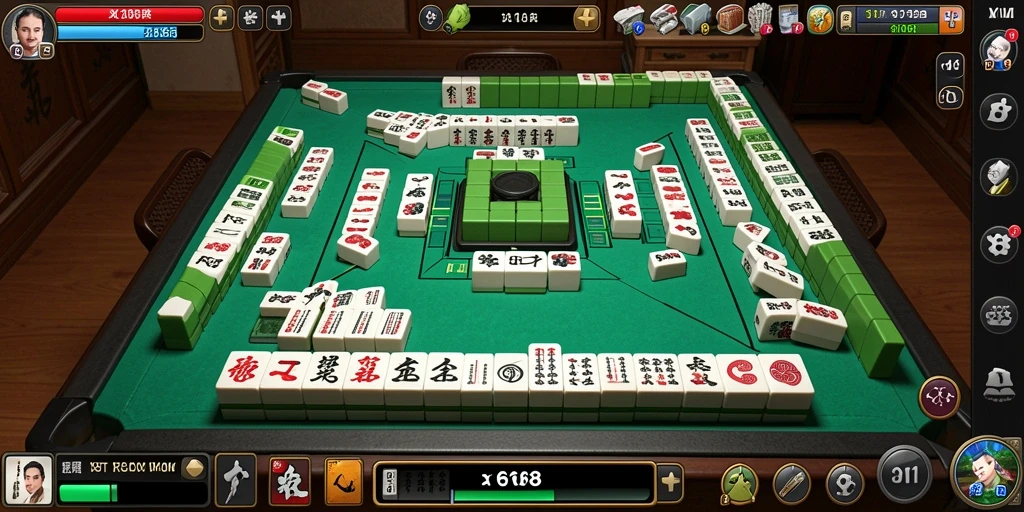 Screenshot gameplay Mahjong X168 menampilkan pengalaman bermain yang seru dan mendebarkan.